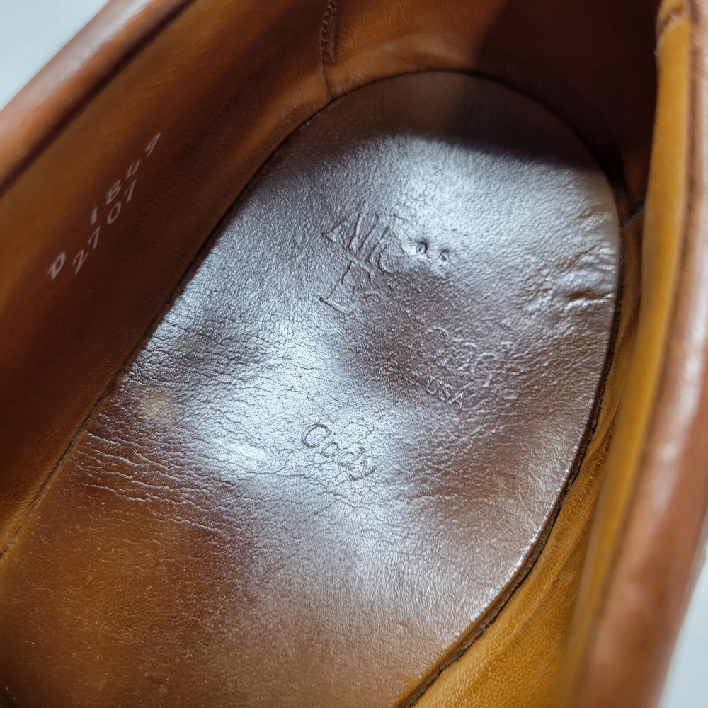 Allen Edmonds Shoes Mens 9 Oxford Brogue‎ Dress Loafer Dockside Tassel Cody - Picture 7 of 8